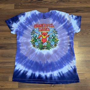 Purple Tie dye Grateful dead Graphic T-shirt